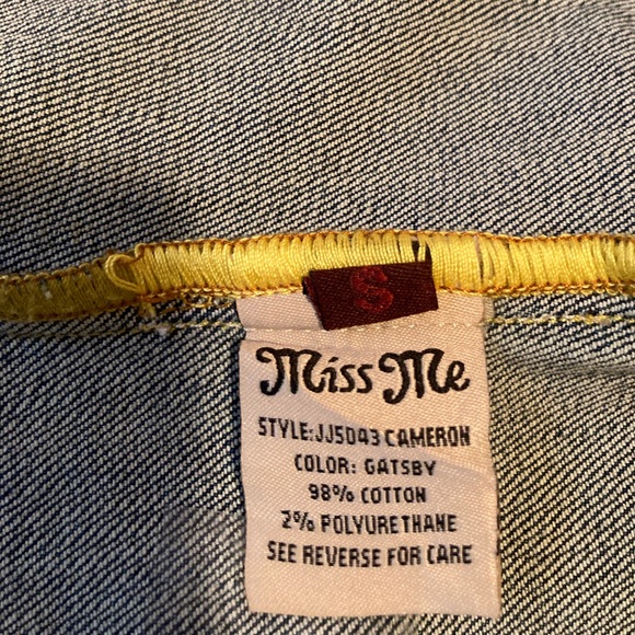 Miss Me Rhinestone Jean Jacket - Picture 10 of 10